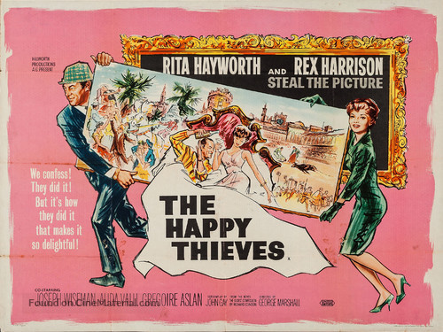 The Happy Thieves - British Movie Poster