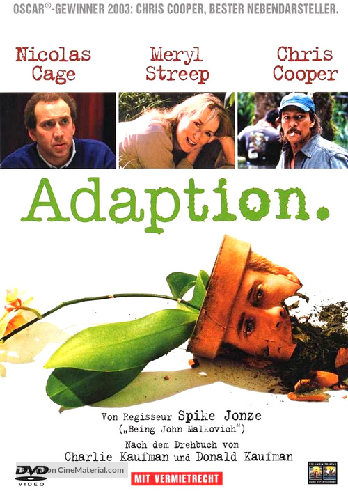 Adaptation. - German DVD movie cover