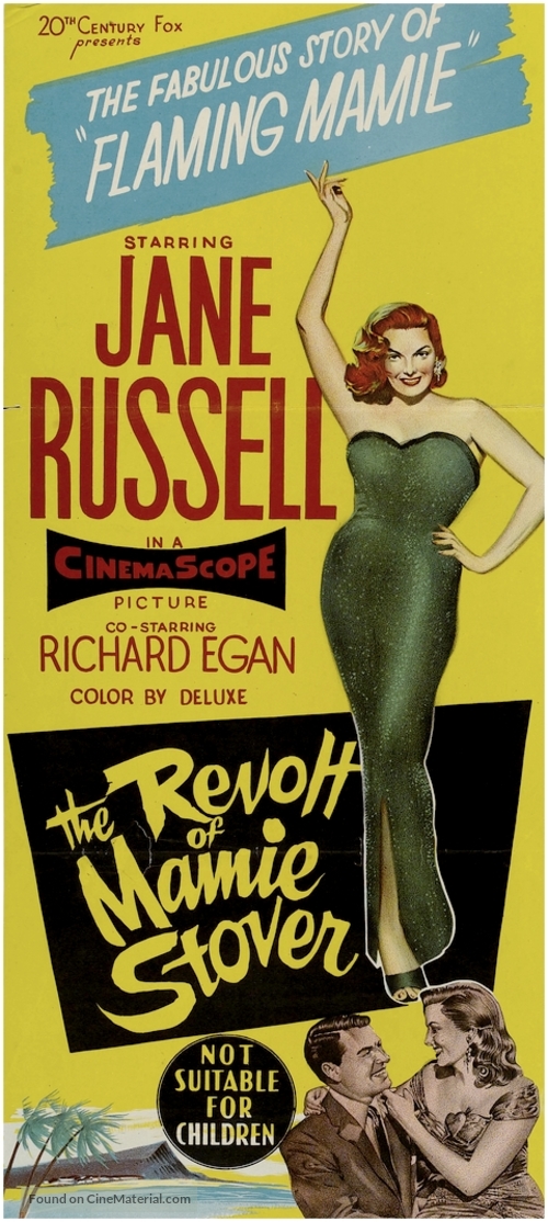 The Revolt of Mamie Stover - Australian Movie Poster