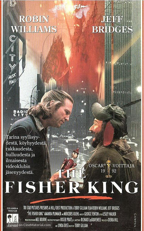 The Fisher King - Finnish VHS movie cover