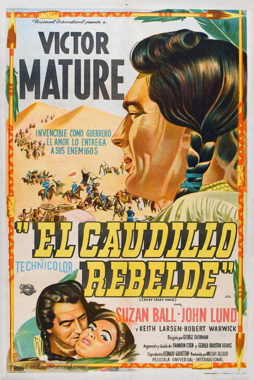 Chief Crazy Horse - Argentinian Movie Poster