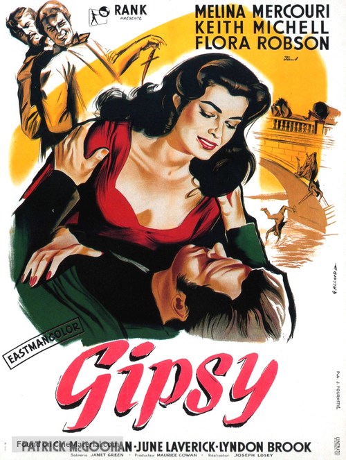 The Gypsy and the Gentleman - French Movie Poster