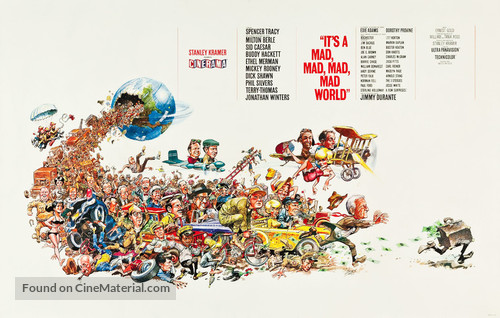 It&#039;s a Mad Mad Mad Mad World - Movie Poster