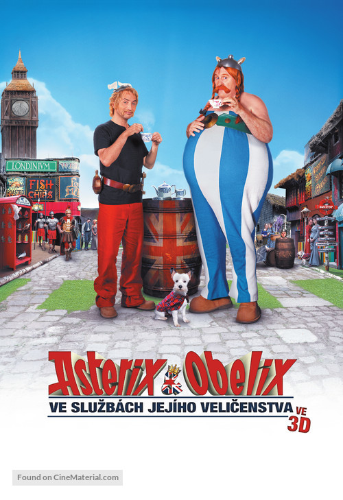 Ast&eacute;rix et Ob&eacute;lix: Au Service de Sa Majest&eacute; - Czech Movie Poster