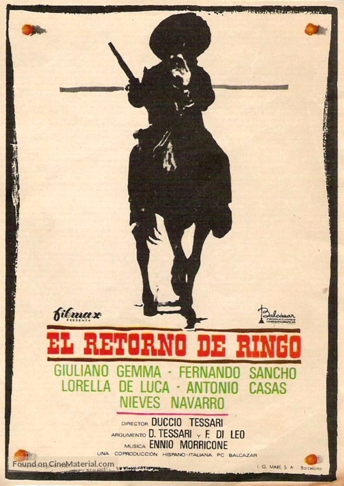 Il ritorno di Ringo - Spanish Movie Poster