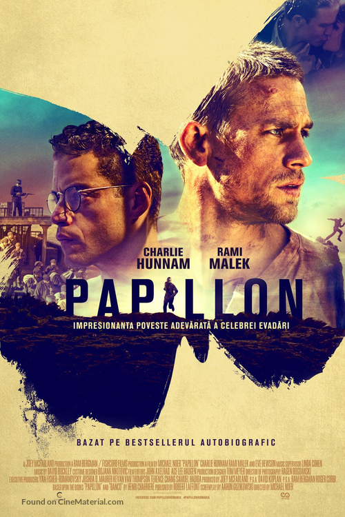 Papillon - Romanian Movie Poster