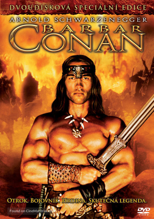 Conan The Barbarian - Czech DVD movie cover