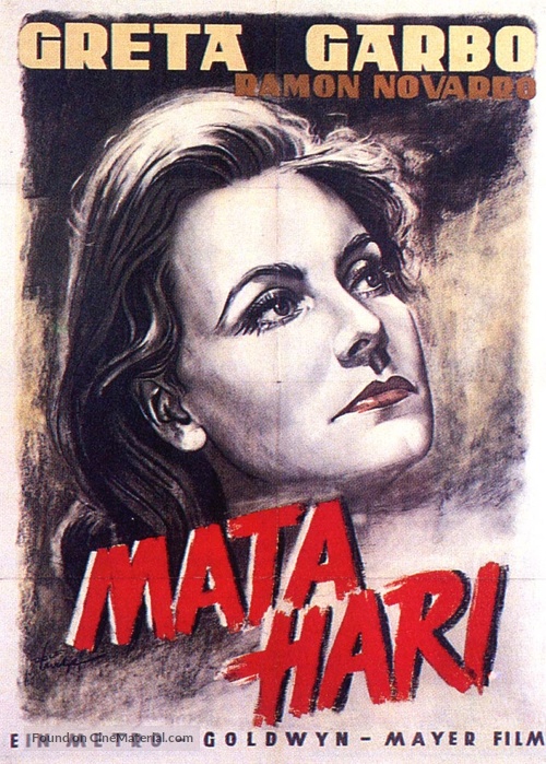 Mata Hari - German Movie Poster