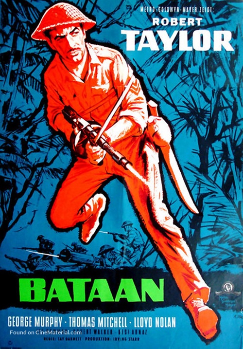 Bataan - German Movie Poster