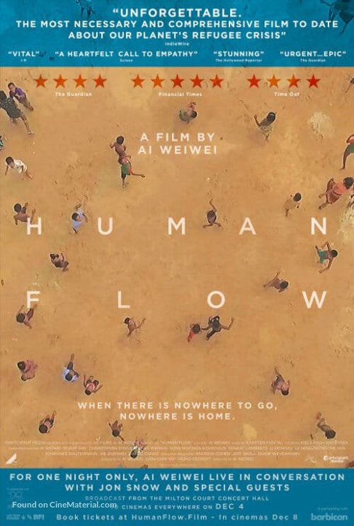 Human Flow - British Movie Poster