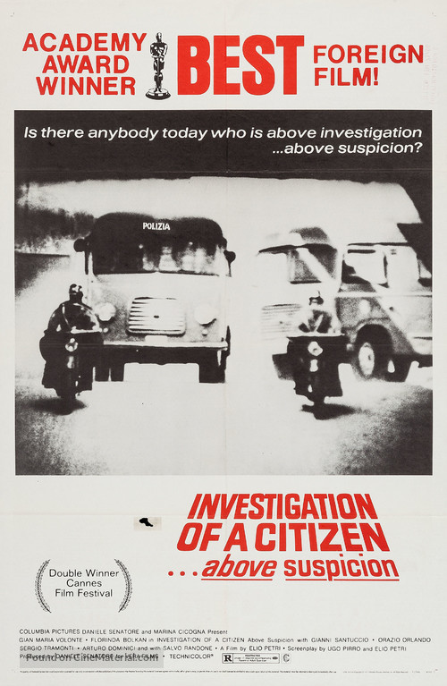 Indagine su un cittadino al di sopra di ogni sospetto - Movie Poster