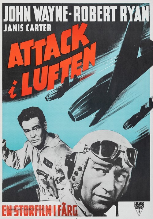 Flying Leathernecks - Swedish Movie Poster