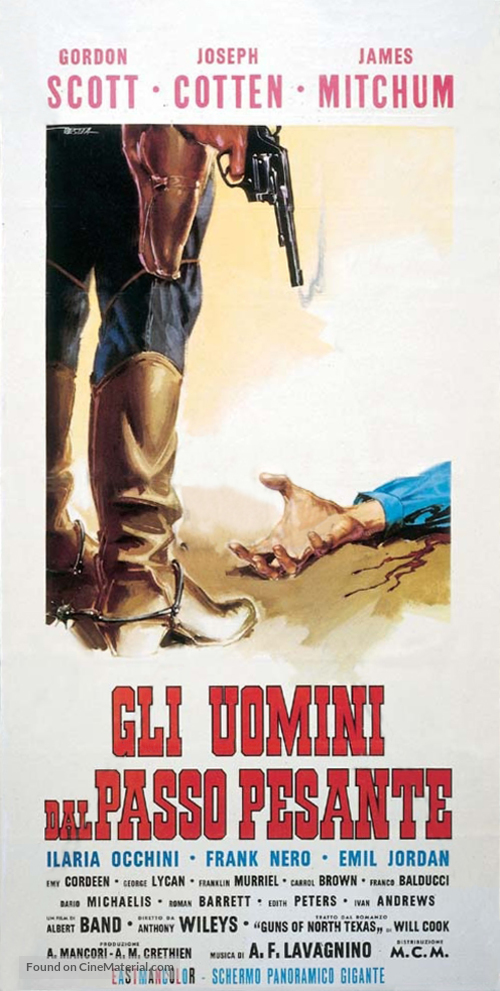 Gli uomini dal passo pesante - Italian Movie Poster