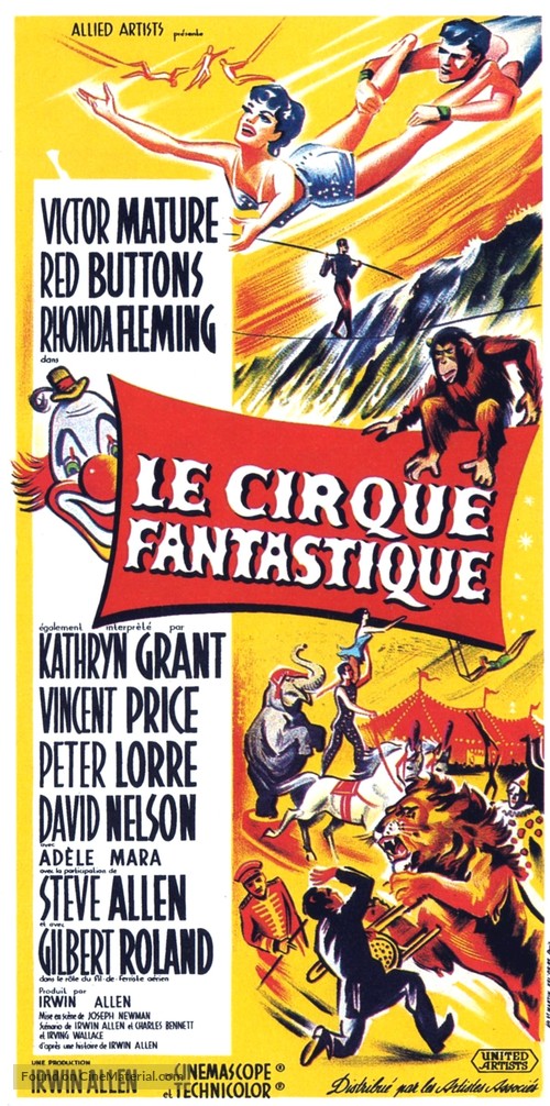 The Big Circus - French Movie Poster
