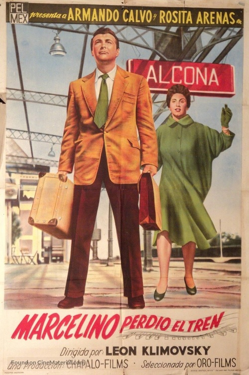 El hombre que perdi&oacute; el tren - Argentinian Movie Poster