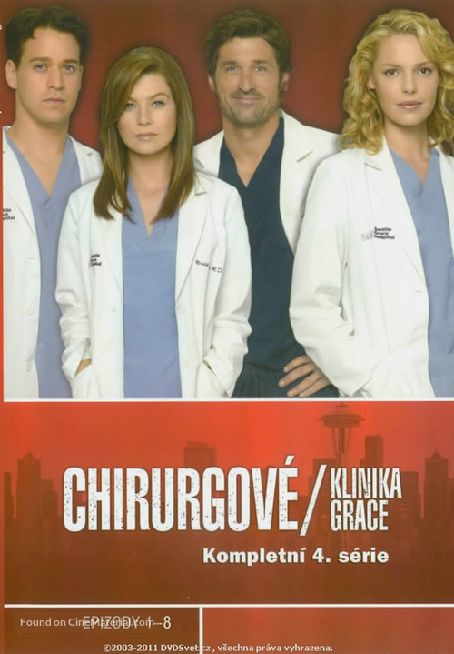 &quot;Grey&#039;s Anatomy&quot; - Czech Blu-Ray movie cover