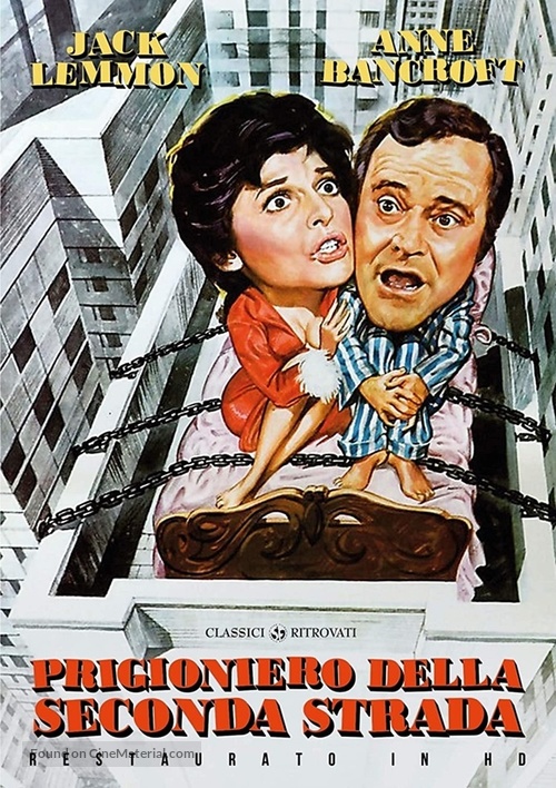 The Prisoner of Second Avenue - Italian DVD movie cover