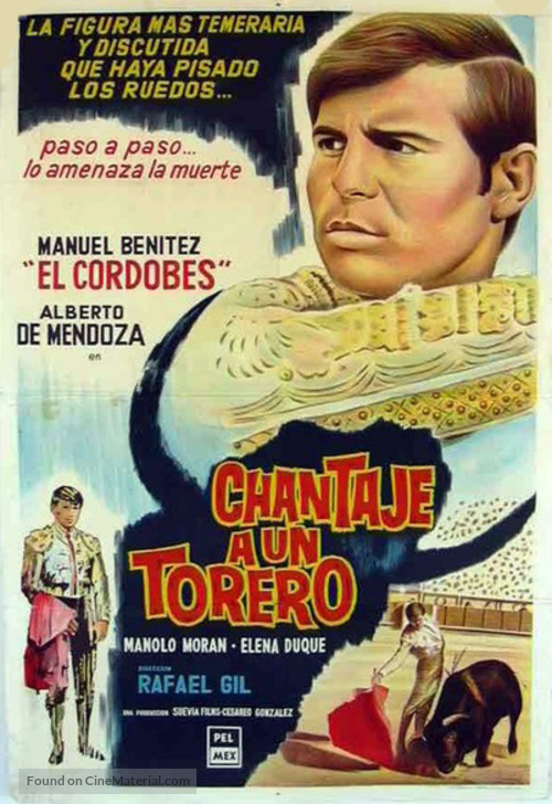 Chantaje a un torero - Mexican Movie Poster