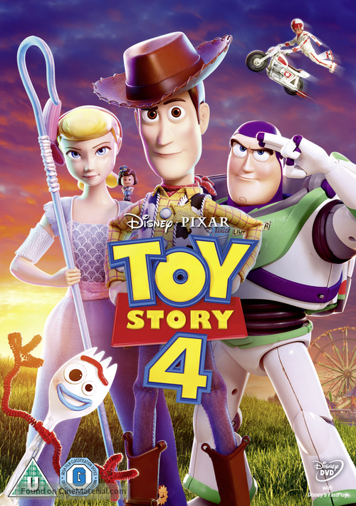 Toy Story 4 - British DVD movie cover