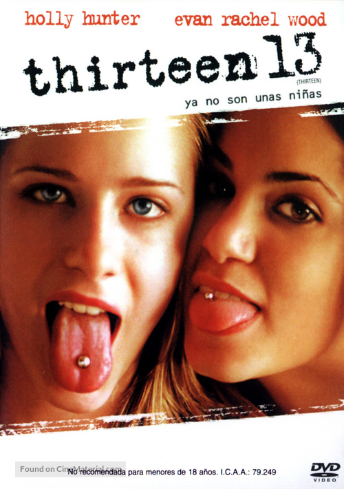 Thirteen - Spanish DVD movie cover