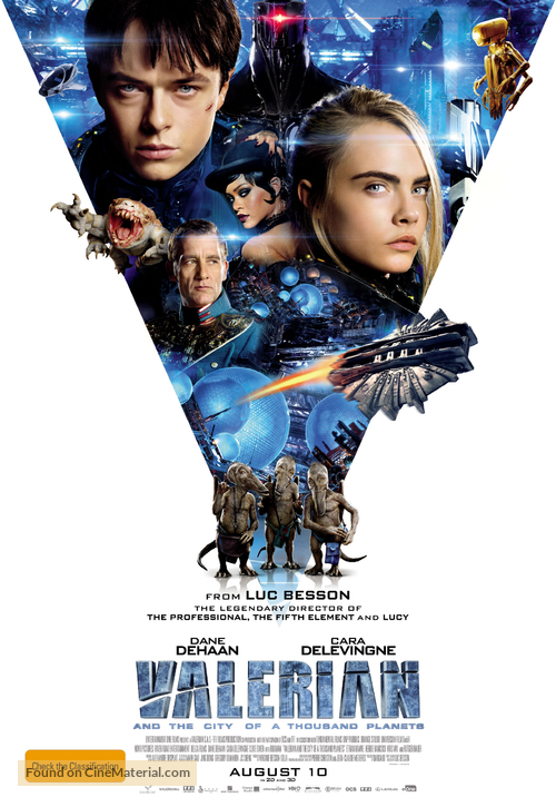 Valerian and the City of a Thousand Planets - Australian Movie Poster