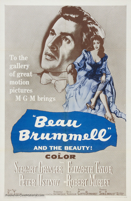 Beau Brummell - Re-release movie poster