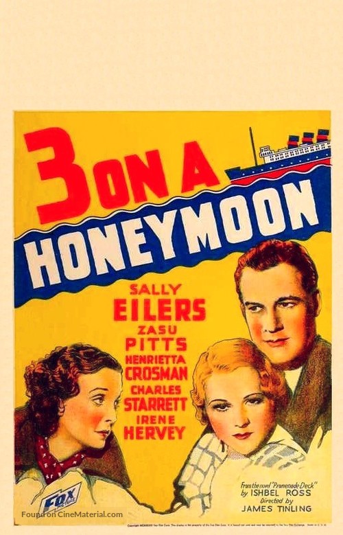 Three on a Honeymoon - Movie Poster