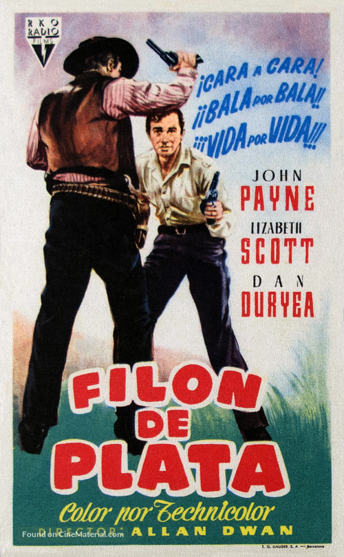 Silver Lode - Spanish Movie Poster