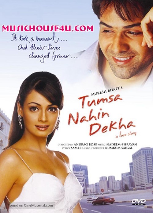 Tumsa Nahin Dekha - Indian DVD movie cover