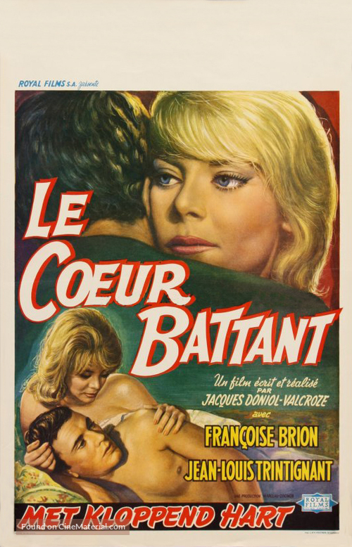 Le coeur battant - Belgian Movie Poster