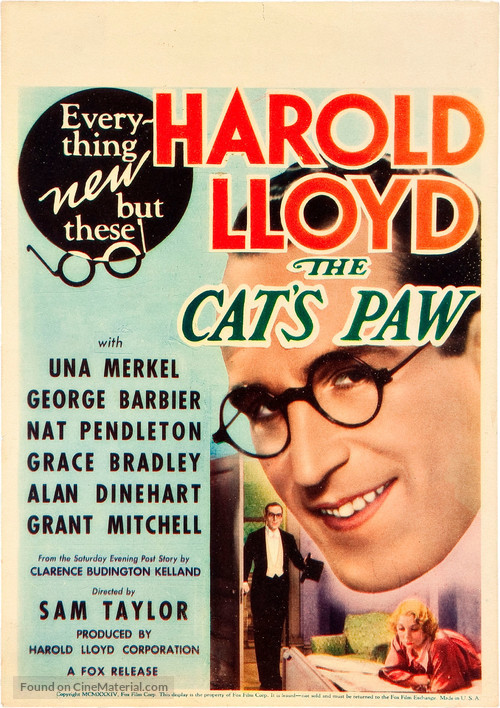 The Cat&#039;s-Paw - Movie Poster