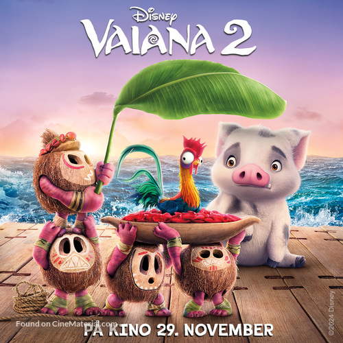 Moana 2 - Norwegian Movie Poster