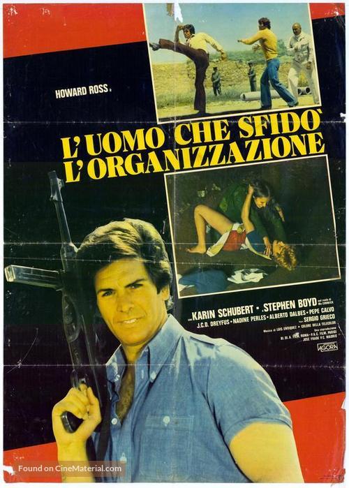L&#039;uomo che sfid&ograve; l&#039;organizzazione - Italian Movie Poster
