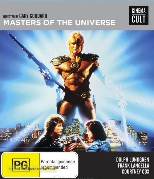 Masters Of The Universe - Australian Blu-Ray movie cover