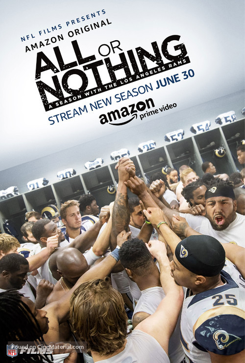 &quot;All or Nothing: A Season with the Los Angeles Rams&quot; - Movie Poster