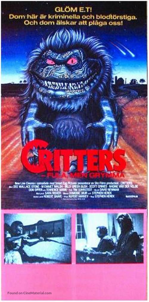 Critters - Swedish Movie Poster