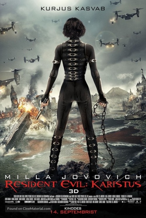 Resident Evil: Retribution - Estonian Movie Poster