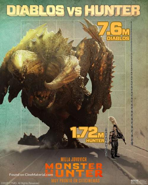 Monster Hunter - Mexican Movie Poster