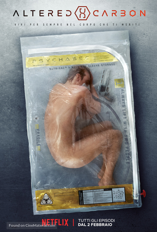 &quot;Altered Carbon&quot; - Italian Movie Poster