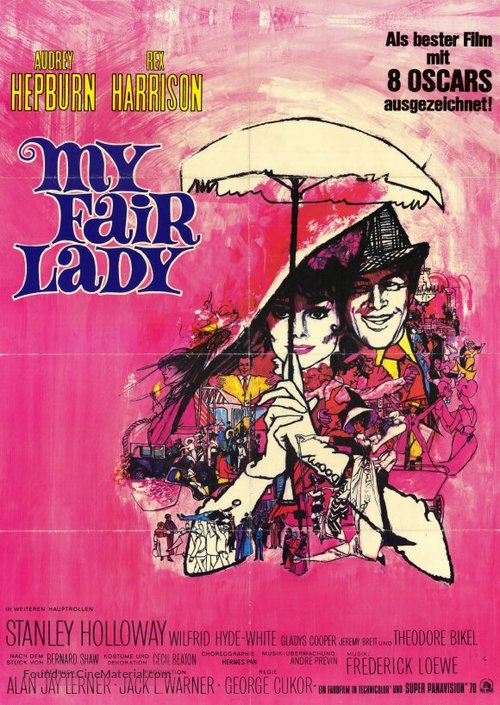 My Fair Lady - German Movie Poster