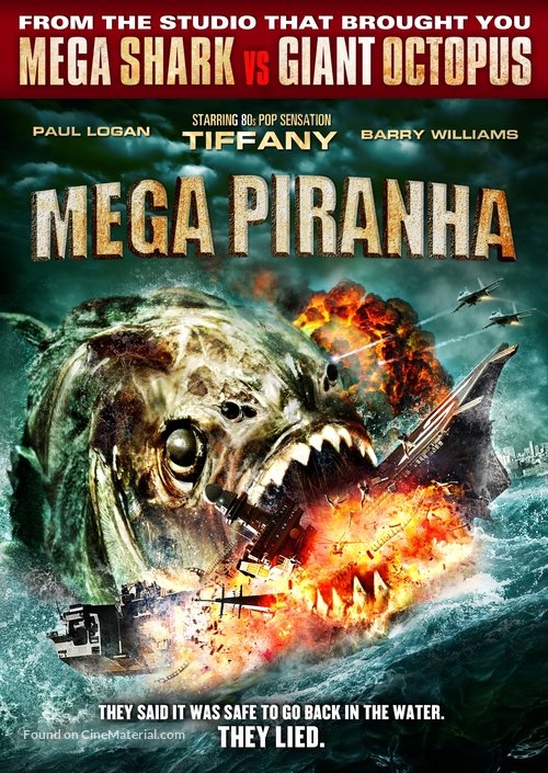 Mega Piranha - DVD movie cover