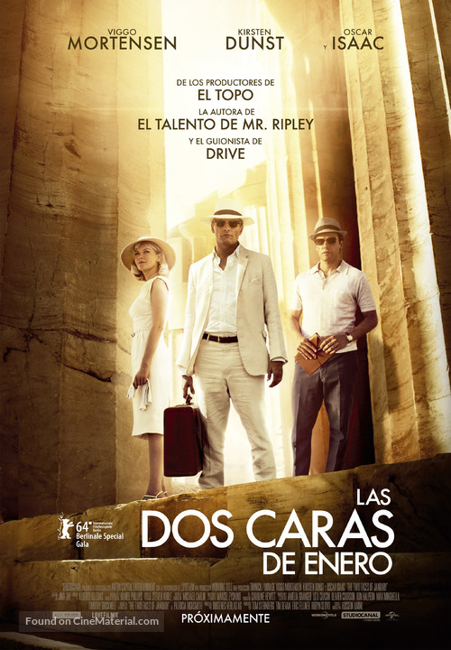 The Two Faces of January - Spanish Movie Poster