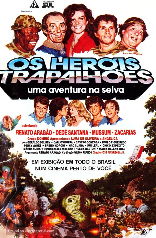 Os Her&oacute;is Trapalh&otilde;es: Uma Aventura na Selva - Brazilian Movie Poster