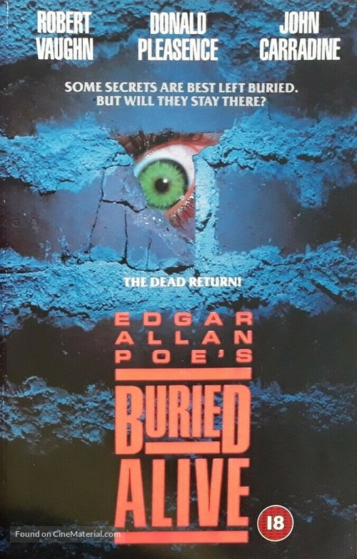 Buried Alive - British VHS movie cover