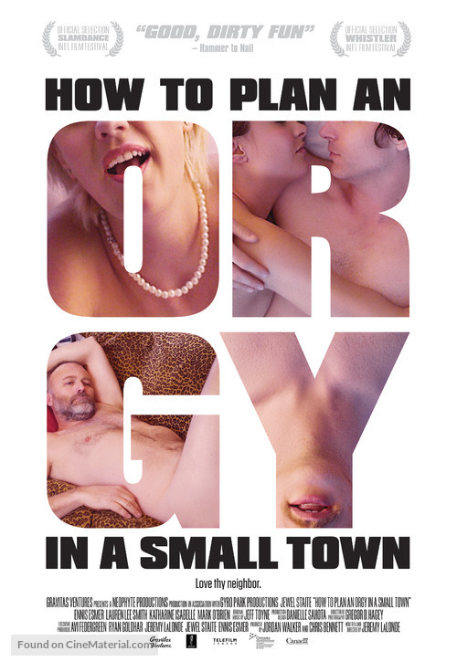 How to Plan an Orgy in a Small Town - Canadian Movie Poster