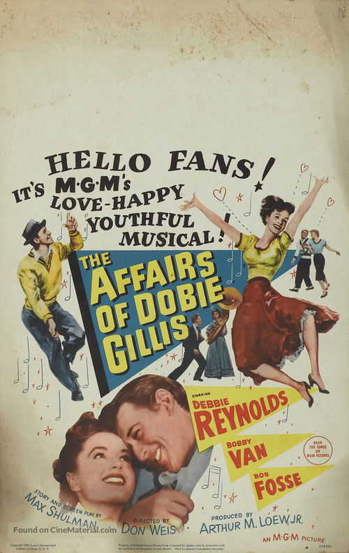 The Affairs of Dobie Gillis - Movie Poster