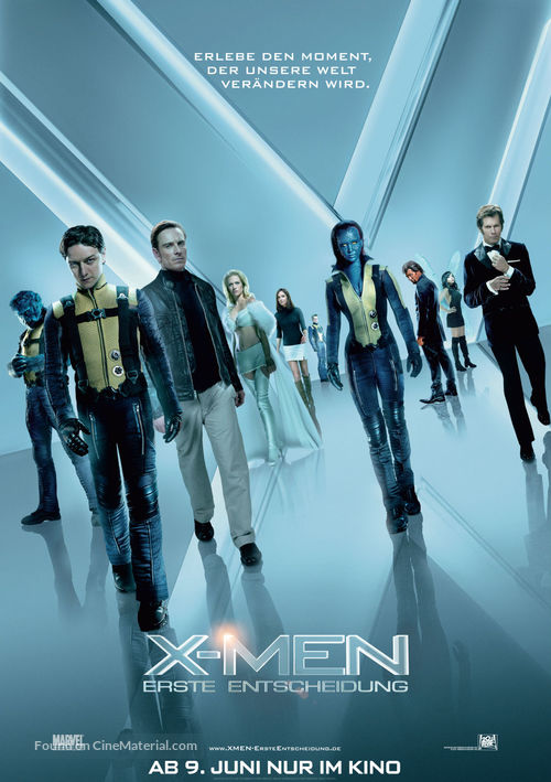 X-Men: First Class - German Movie Poster
