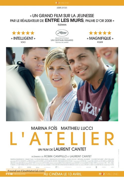 L&#039;atelier - Canadian Movie Poster