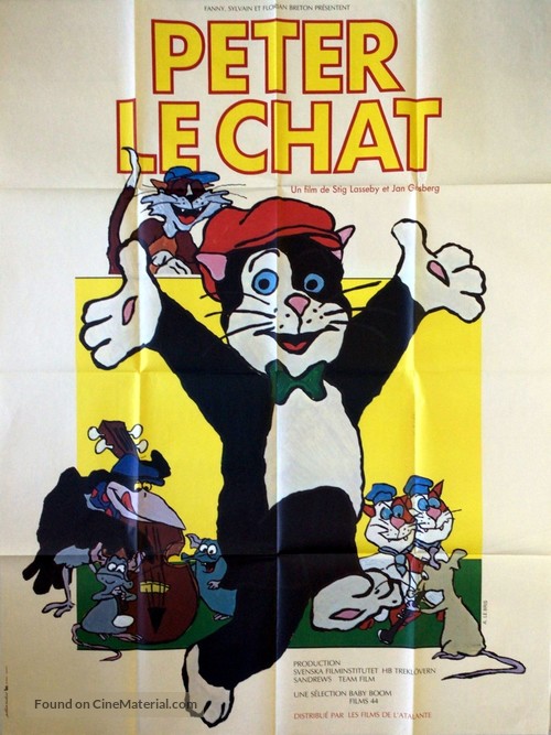 Pelle Svansl&ouml;s - French Movie Poster