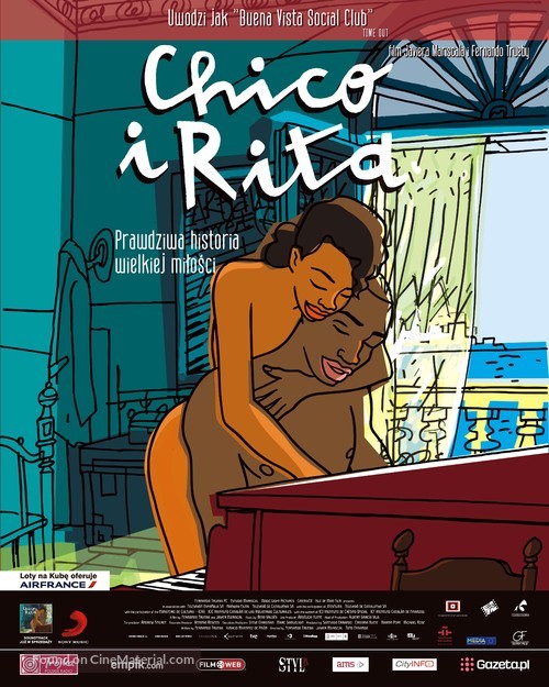 Chico &amp; Rita - Polish Movie Poster